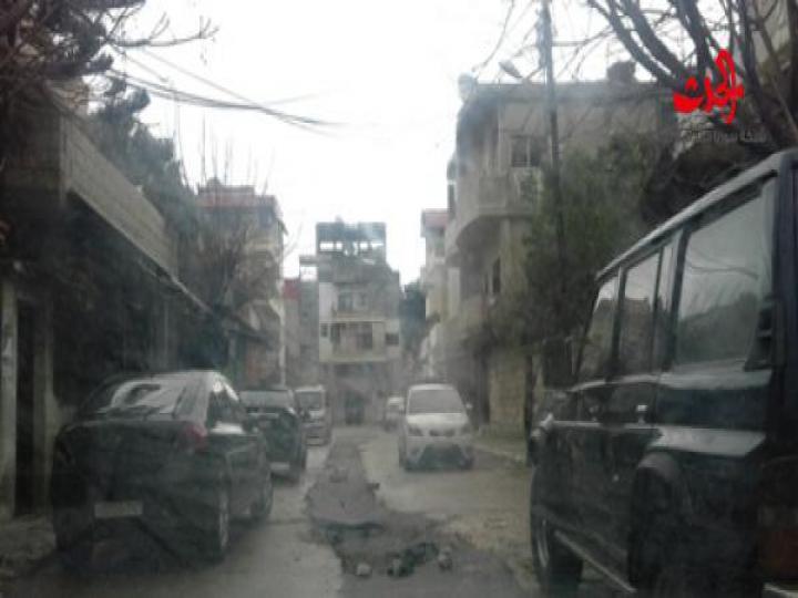 انهيارات في مشروع صرف صحي جديد الإنشاء في اللاذقية