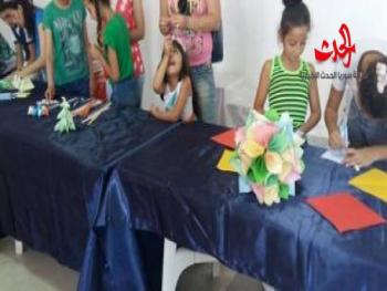 ورشة تفاعلية للأطفال في ثقافي اللاذقية