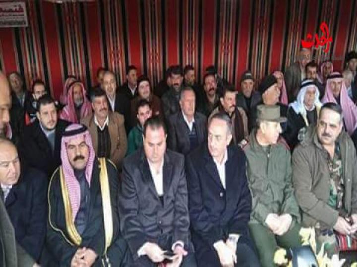احتفال جماهيري واسع في مدينة الكسوة احتفالا بعودتها مع القرى المجاورة لها لحضن الوطن 