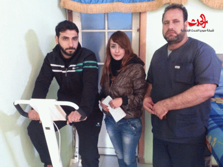            إدارة معهد خربة تين نور بحمص تقوم بزيارة للجرحى وتوزيع الهدايا الرمزية 