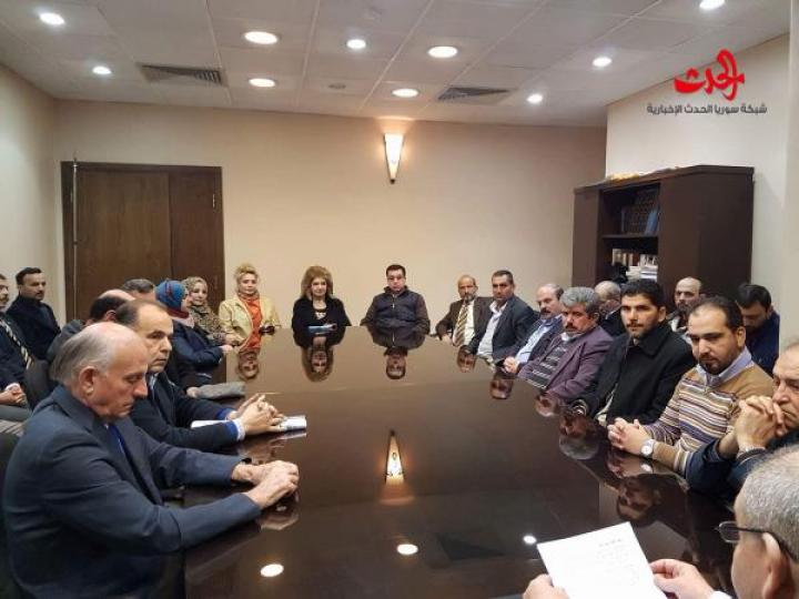 مجلس فرع ريف دمشق لحزب العهد الوطني  يعقد اجتماعه  السنوي