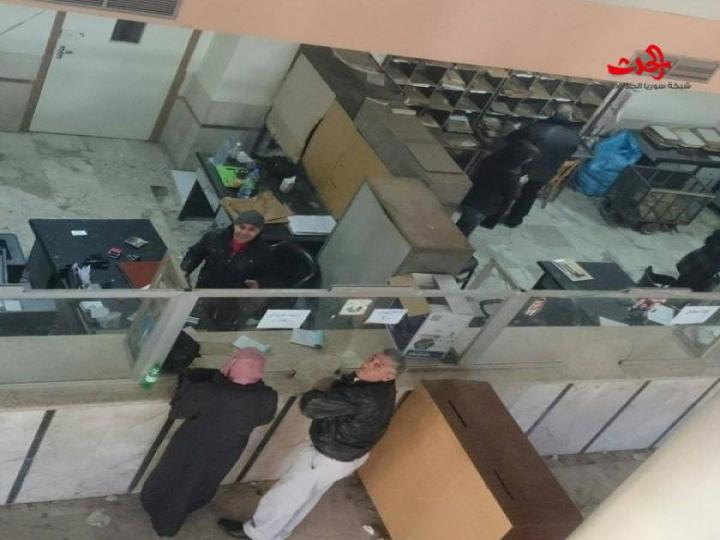                  الأستاذ بسام الصاح مدير بريد حمص لسورية الحدث : عدنا في ظروف صعبة جدا واثبتنا وجودنا 