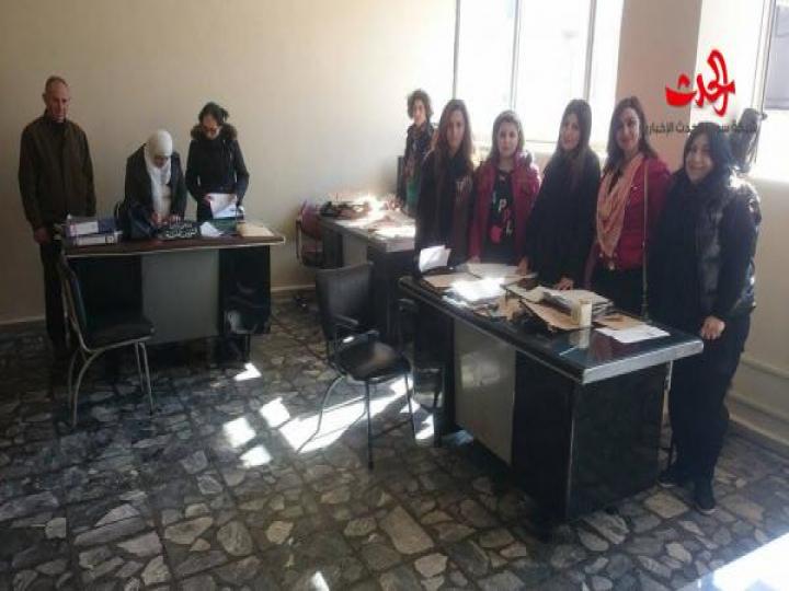                 الأستاذ بسام الصاح مدير بريد حمص لسورية الحدث : عدنا في ظروف صعبة جدا واثبتنا وجودنا 