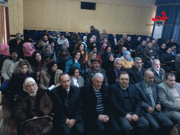 المبيدات والتطبيقات الحديثة في المكافحة الحيوية (محاضرة في قاعة سامي الدروبي بالمركز الثقافي بحمص )