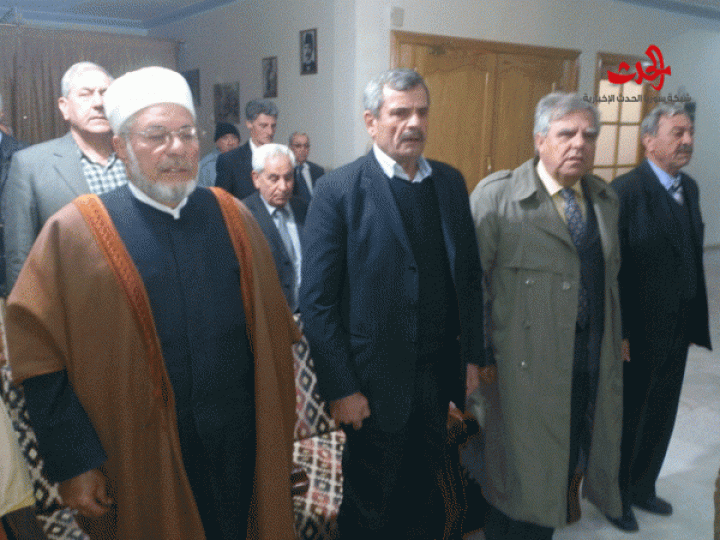 محاضرة للعميد الركن رجب ديب في رابطة المحاربين القدماء بحمص بمناسبة الذكرى الرابعة والخمسين لثورة آذار 