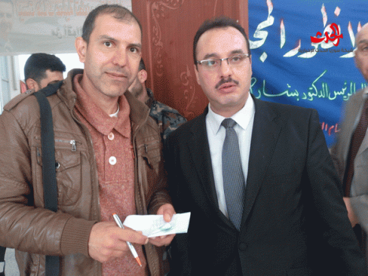       نقابة المعلمين تكرم ذوي المعلمين الشهداء في الإتحاد النسائي بحمص