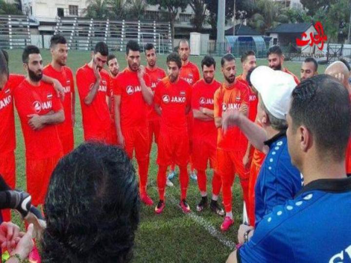 منتخب سورية يستعد لتصفيات مونديال روسيا 