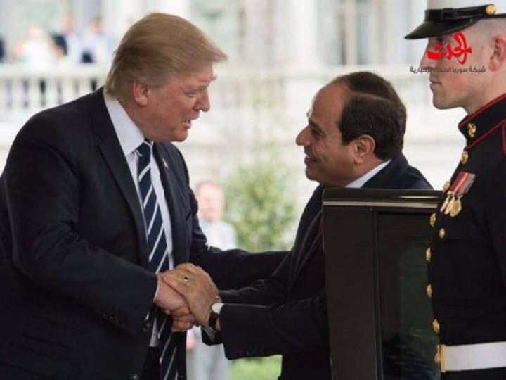 بالصور.. تحية السيسي لترامب تشعل مواقع التواصل