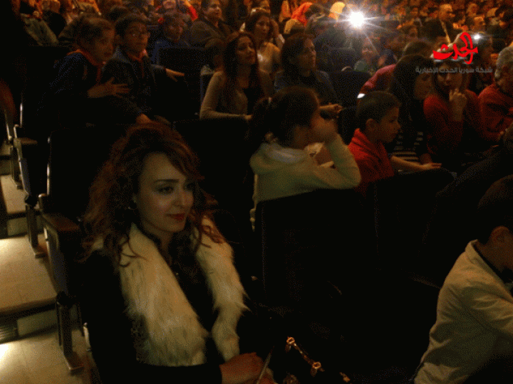 حفل غنائي لبراعم الطلائع في حمص بعنوان ساعة فرح بقيادة الأستاذة أجفان خليل 