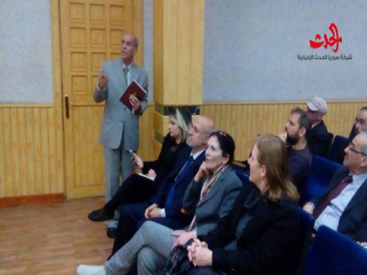 ملامح الفن العموري .. محاضرة لجمعية العاديات في ثقافي حمص 