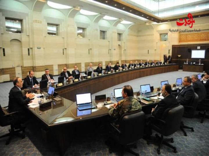 جدول أعمال مجلس الوزراء وقرارات منبثقة عن الاجتماع