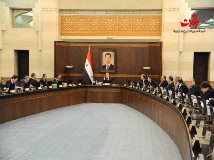 جدول أعمال مجلس الوزراء وقرارات منبثقة عن الاجتماع