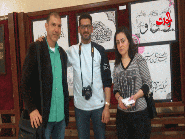             دوة ﺗﻌﺮﻳﻔﻴﺔ ﻭﻣﻌﺮﺽ ﻟﻠﺮﺳﻢ ﻭﺍﻟﺨﻂ ﺍﻟﻌﺮبي في جامعة البعث 