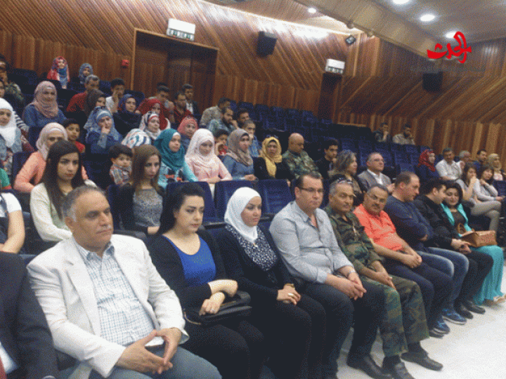 ليل البوادي لفرقة الرقة للفنون الشعبية على مسرح دار الثقافة بحمص 