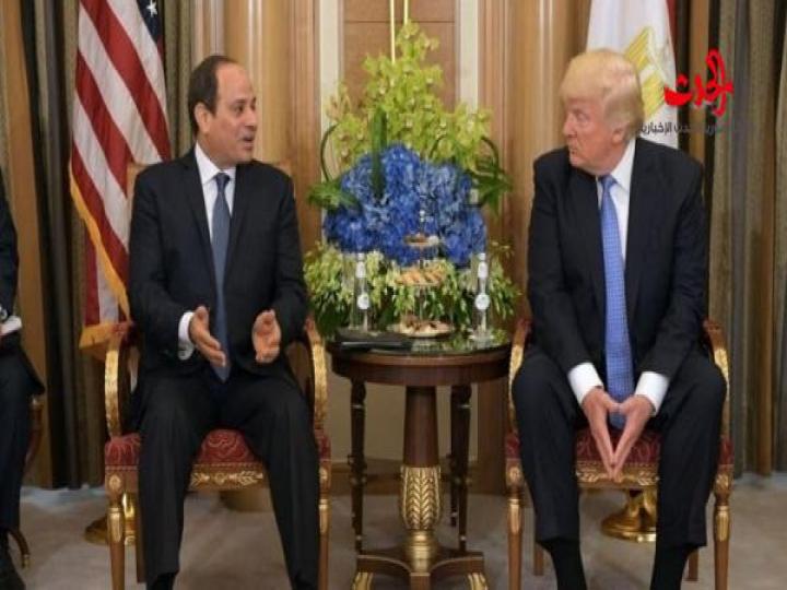 ترامب معجب بحذاء السيسي.. صور