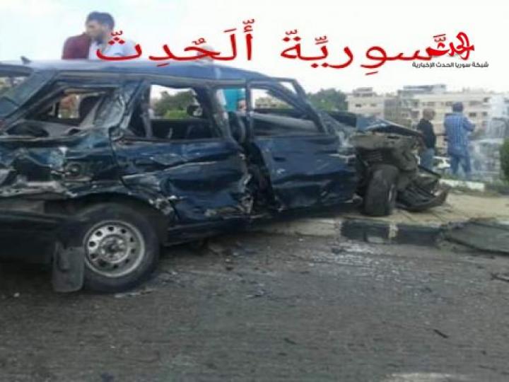 حادث مروري يؤدي لضحايا بصهريج في دمشق