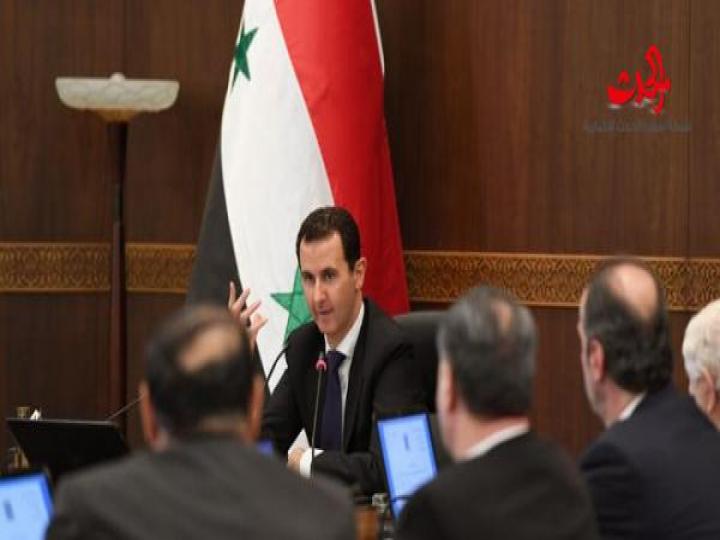 الرئيس الأسد يطلق المشروع الوطني للإصلاح الإداري خلال ترؤسه جلسة مجلس الوزراء  