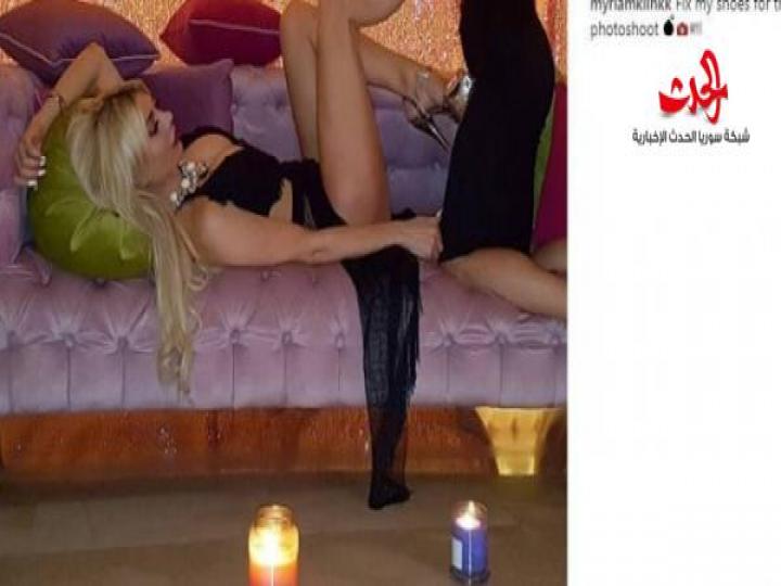 ميريام كلينك تنام على الكنبة عارية...صور