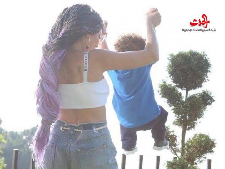 ميريام فارس مع ابنها تشعل مواقع التواصل...صور