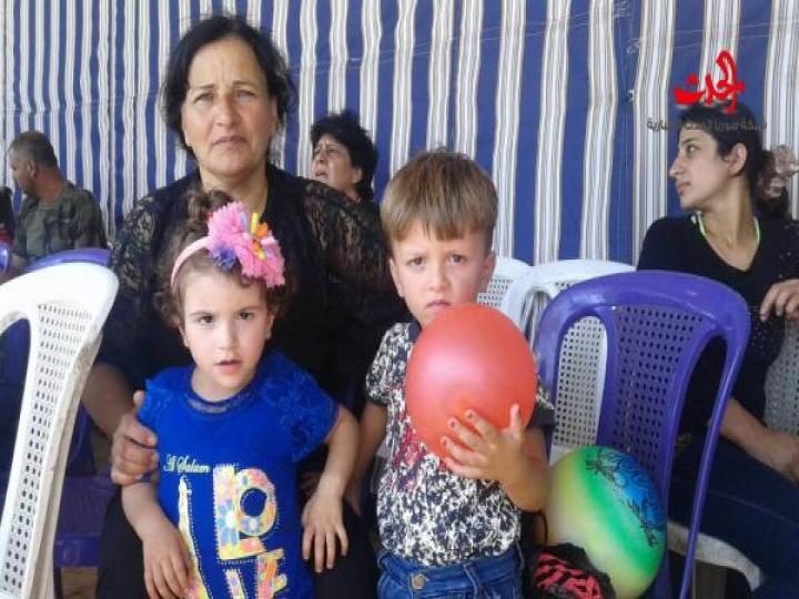                             العيد يولد من ابتسامتكم براعم رجال الشمس : حفل تكريم لأبناء الشهداء وجرحى الحرب في حمص 