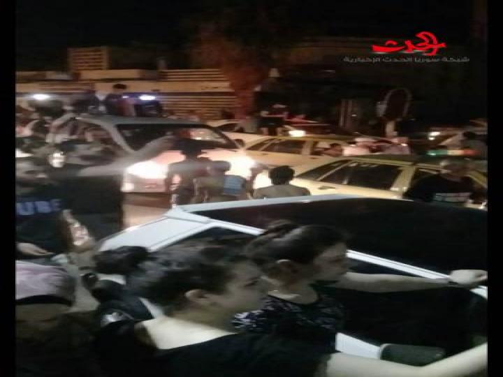 المنتخب السوري قد فعلها هكذا عبر السوريين  والشارع الحمصي عن فرحهتم