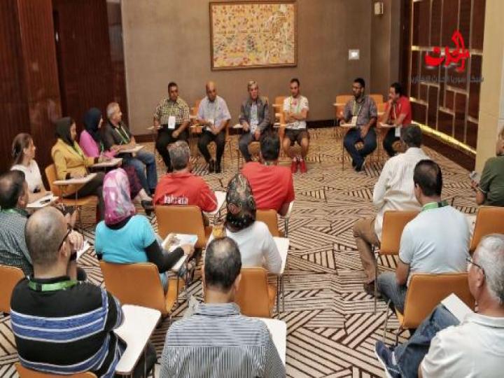 اللواء جمعة للوفد الإعلامي الرياضي في عشق أباد: انتظرونا في مونديال روسيا .. وجاهزون لاستضافة دورة الألعاب العربية
