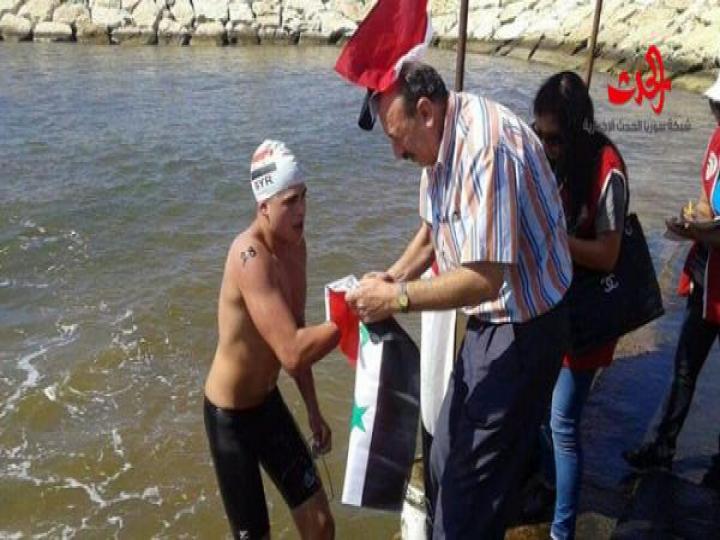عباس يفوز بالمرتبة الأولى في بطولة الجمهورية بطرطوس للسباحة