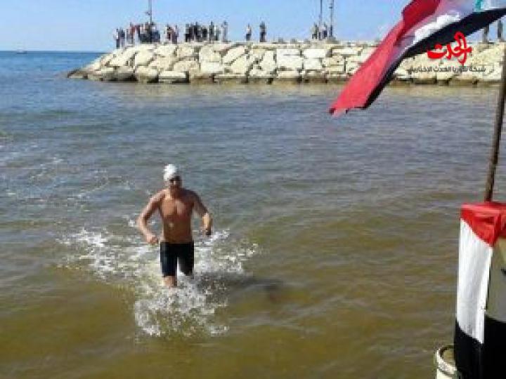 عباس يفوز بالمرتبة الأولى في بطولة الجمهورية بطرطوس للسباحة