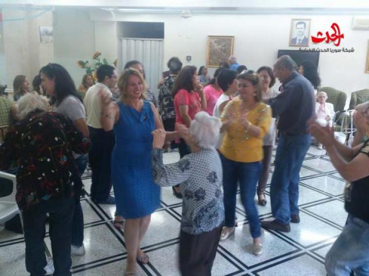 احتفالية بمناسبة يوم المسن العالمي في دار المسنين بحمص 