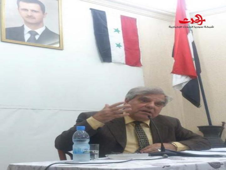 انتصارات حرب تشرين : حقائق ، وقائع ، اعترافات .. محاضرة للعميد الركن رجب ديب في رابطة الخريجين الجامعيين في حمص 