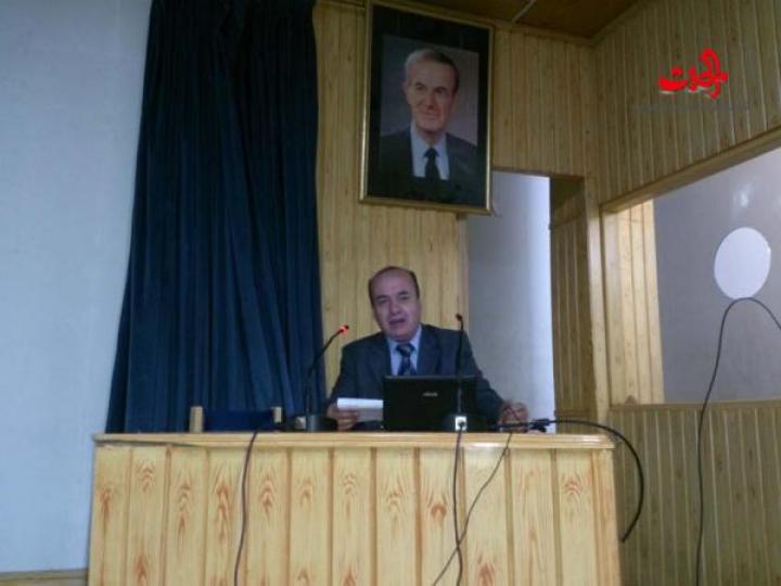   المتممات الغذائية والاستخدام الامثل للاعشاب الطبية للعلاج : ندوة صحفية في ثقافي حمص