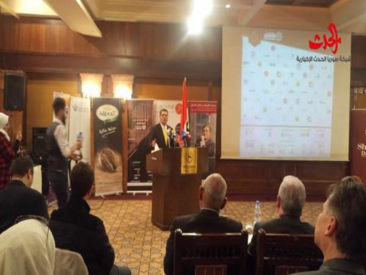 حضور إعلامي ضخم لملتقى رجال الاعمال الثاني...عبد الوهاب أورفه لي الملتقى الثالث في حلب