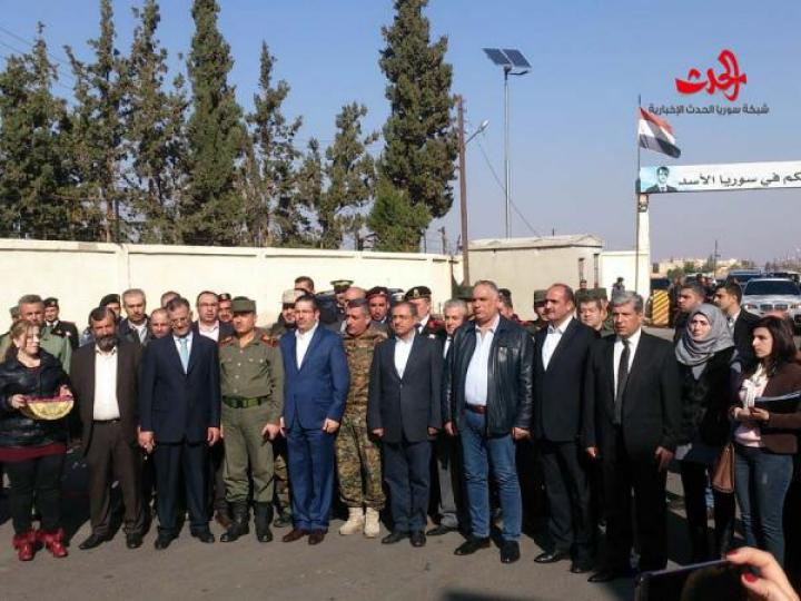 افتتاح رسمي لمعبر جوسيه الحدودي بعد توقف 5 سنوات 