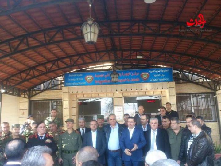 افتتاح رسمي لمعبر جوسيه الحدودي بعد توقف 5 سنوات 