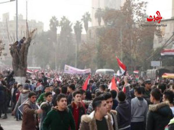 حلب تحتفل في الذكرى السنوية الأولى لتحريرها