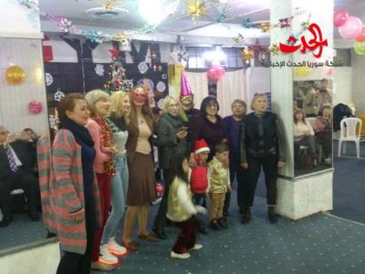 الجالية الروسية في حمص تحتفل بأعياد الميلاد ورأس السنة 