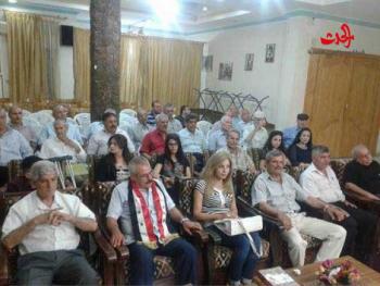 أصبوحة شعرية بمناسبة عيد الجيش العربي السوري في رابطة المحاربين القدماء بحمص 