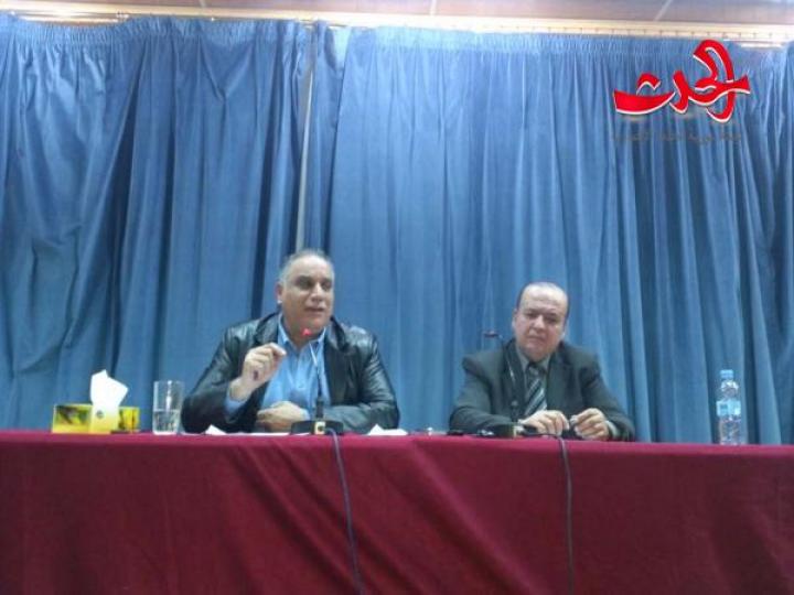 محافظ حمص يجب تنظيم العمل الصحفي وتطوير آلية العمل به