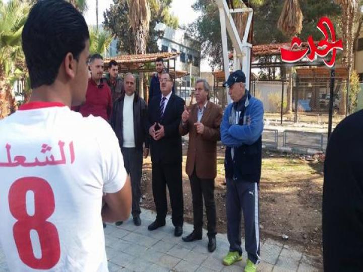 لقاء مع منتخب الشعلة المشارك بدوري كرة اليد للناشئين