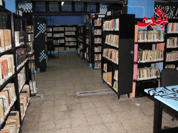 افتتاحه مكتبة دمشق التربوية 