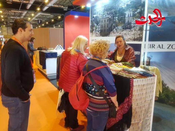 سورية تتصدر أخبار وسائل الإعلام الإسبانية والعالمية ...إقبال كبير لزوار الجناح السوري في معرض فيتور ٢٠١٨