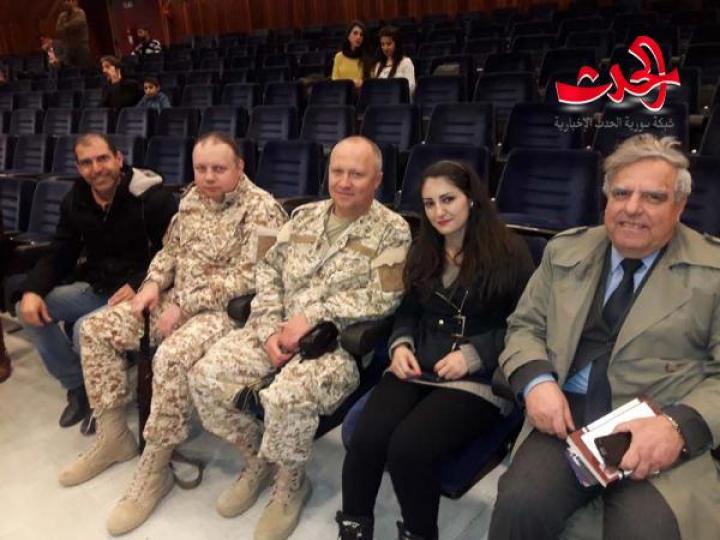 تحية من الأصدقاء الروس .. عمل غنائي راقص على مسرح دار الثقافة في حمص 