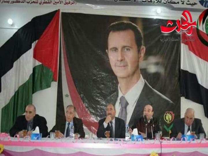 المؤتمر السنوي لشعبتي ازرع ونوى    إلغاء الرسوم الجمركية على الخضار القادمة من المناطق الساخنة ورفد مشفى ازرع بكوادر طبية