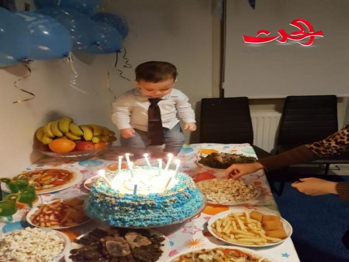 عيد ميلاد سعيد عمو &quot;عدي&quot; بعيدك الأول وعقبال الـ 100 سنة