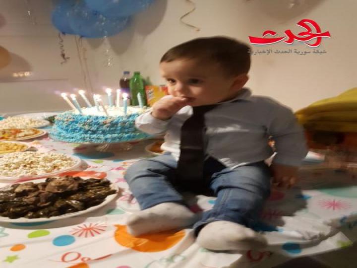 عيد ميلاد سعيد عمو &quot;عدي&quot; بعيدك الأول وعقبال الـ 100 سنة