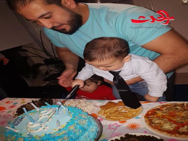 عيد ميلاد سعيد عمو &quot;عدي&quot; بعيدك الأول وعقبال الـ 100 سنة