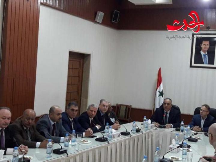                     وفد برلماني ألماني يجول في حمص لنقل الحقيقة 
