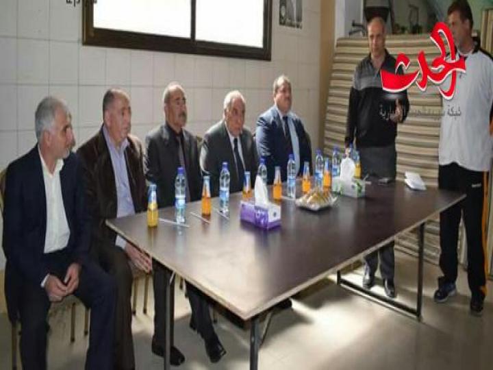 حفل تكريم لأبطال ألعاب الرياضات الخاصة والطائرة بنادي درعا 