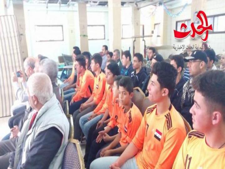 حفل تكريم لأبطال ألعاب الرياضات الخاصة والطائرة بنادي درعا 