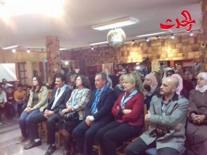 حفل لتكريم اطفال حمص  الفائزين بالمسابقات الثقافية والادبية التي اقامتها وزارة الثقافة العام الماضي
